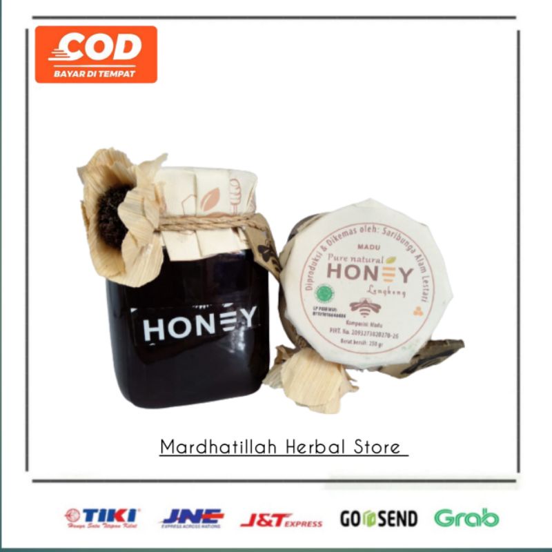 

Madu Pure Natural Honey Lengkeng 250gr Madu Asli Madu Murni Sari Bunga