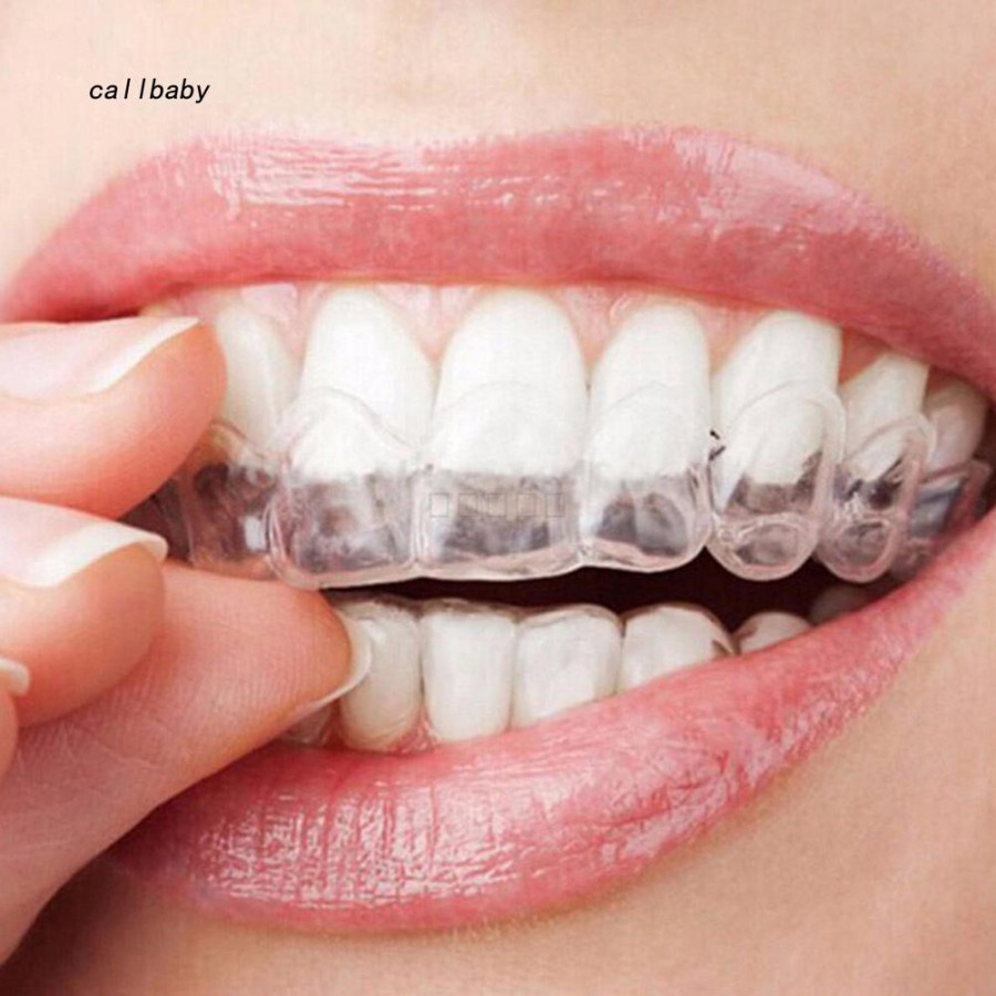 Dental Mouth Guard Thermoform Moldable Mouth Penyangga Gigi Saat Tidur