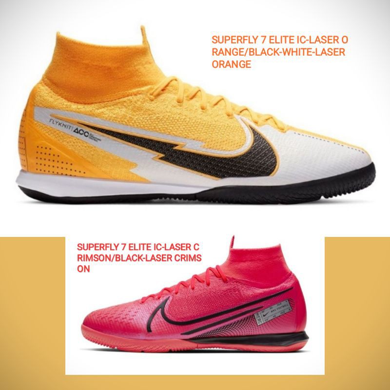 Sepatu Futsal Nike Superfly 7 Elite IC - Laser Crimson/Black
