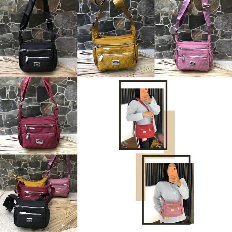 Tas selempang chibao import 9582 kanvas