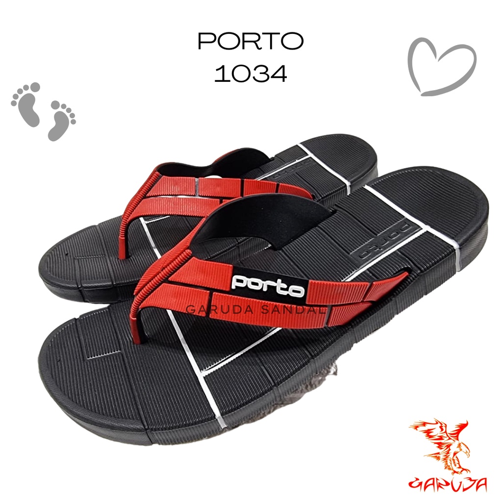 Sandal Jepit Pria PORTO 1034 PHYLON EVA Empuk Ringan 39-44 jepit karet