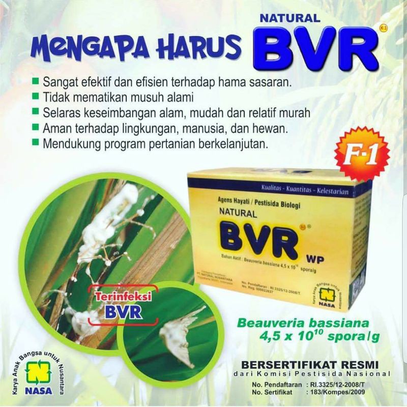BVR NASA PESTISIDA ORGANIK PEMBASMI HAMA TANAMAN