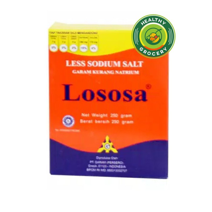 

Garam Lososa 250gr Less Natrium / Garam kurang natrium / Garam Diet