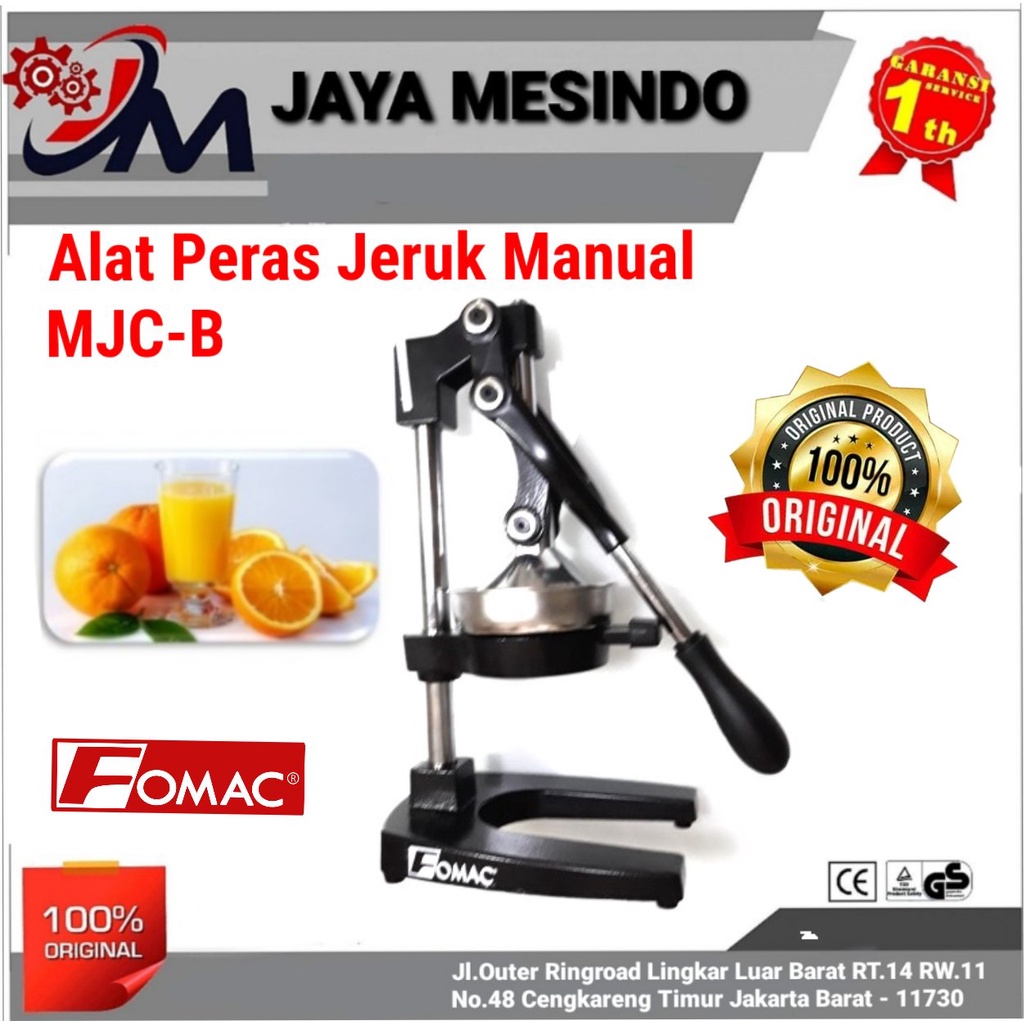 Alat Peras Jeruk Manual /Mesin Press Jeruk Manual MJC-B FOMAC