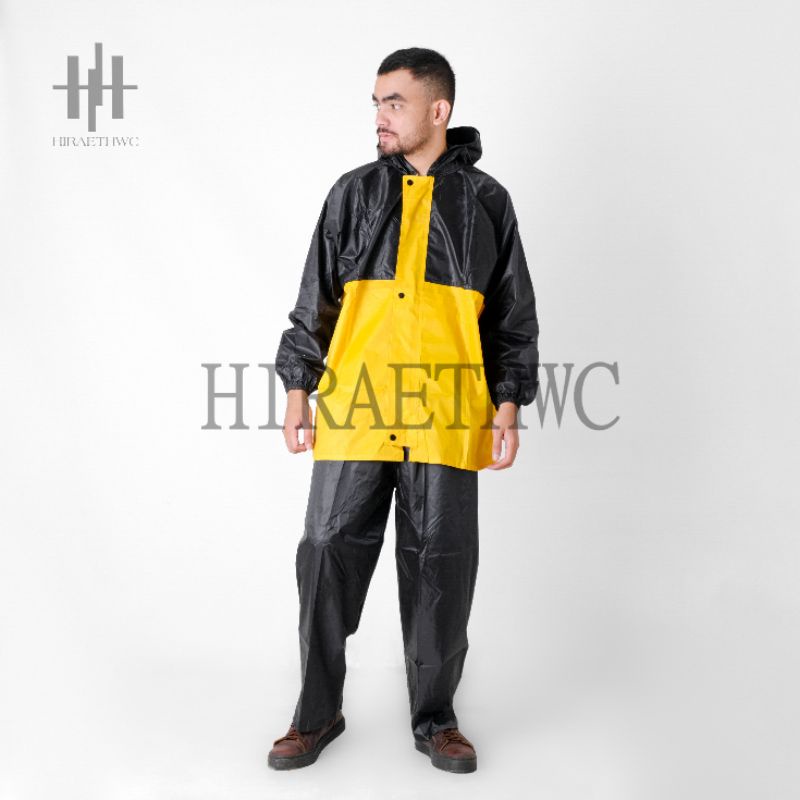 JAS HUJAN SET BAJU DAN CELANA / STELAN JAS HUJAN KOMBINASI