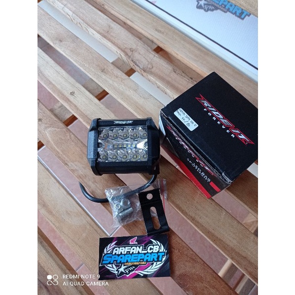 Lampu depan sorot LED 5 Mata RIDE IT pnp semua motor