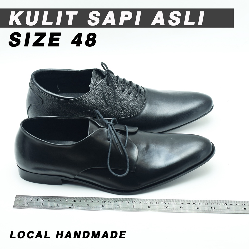 SEPATU Pantofel Kerja Formal Kantor Pria ukuran besar Big Size 44 45 46 47 48 WETAN Nusantara 4