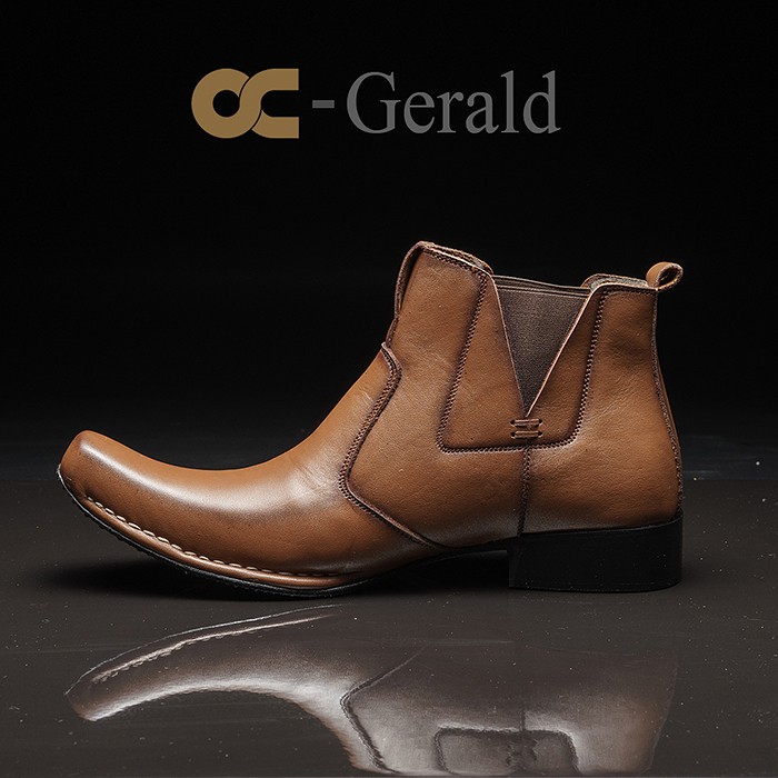 OC-GERALD BEST SELLER SEPATU PRIA KULIT ASLI