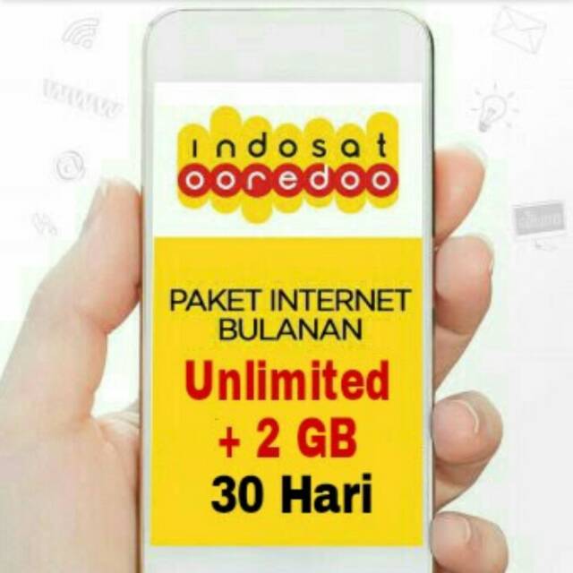 Kuota Murah Indosat Unlimited + 2GB 44.000