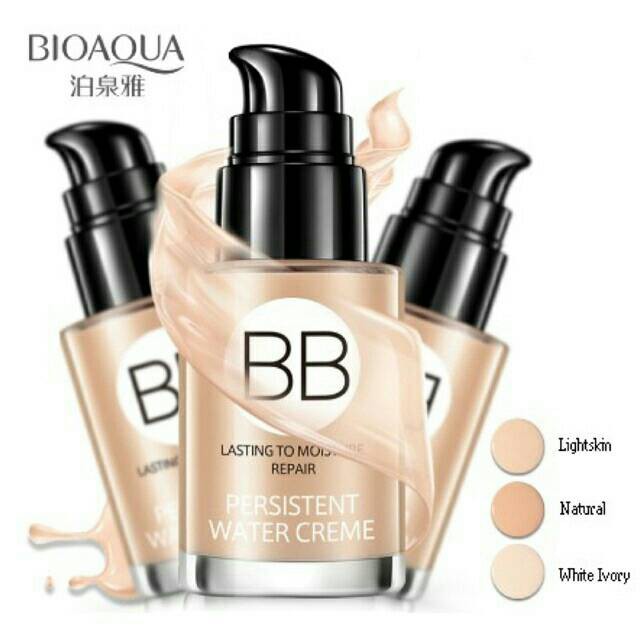 ( ORIGINAL ) Bioaqua bb cream persistent water creme / Bedak Cair