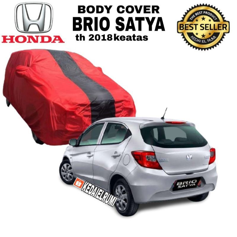 Brio Satya terbaru COVER MOBIL MOTIF WARNA KAIN SELIMUT PENUTUP SARUNG BODY MOBIL CAR SILVER ABU ABU