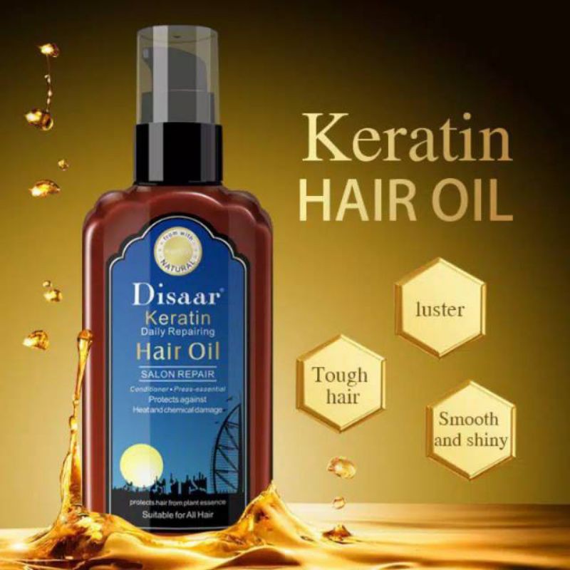 SERUM KERATIN HAIR OIL SALON REPAIR 120ML