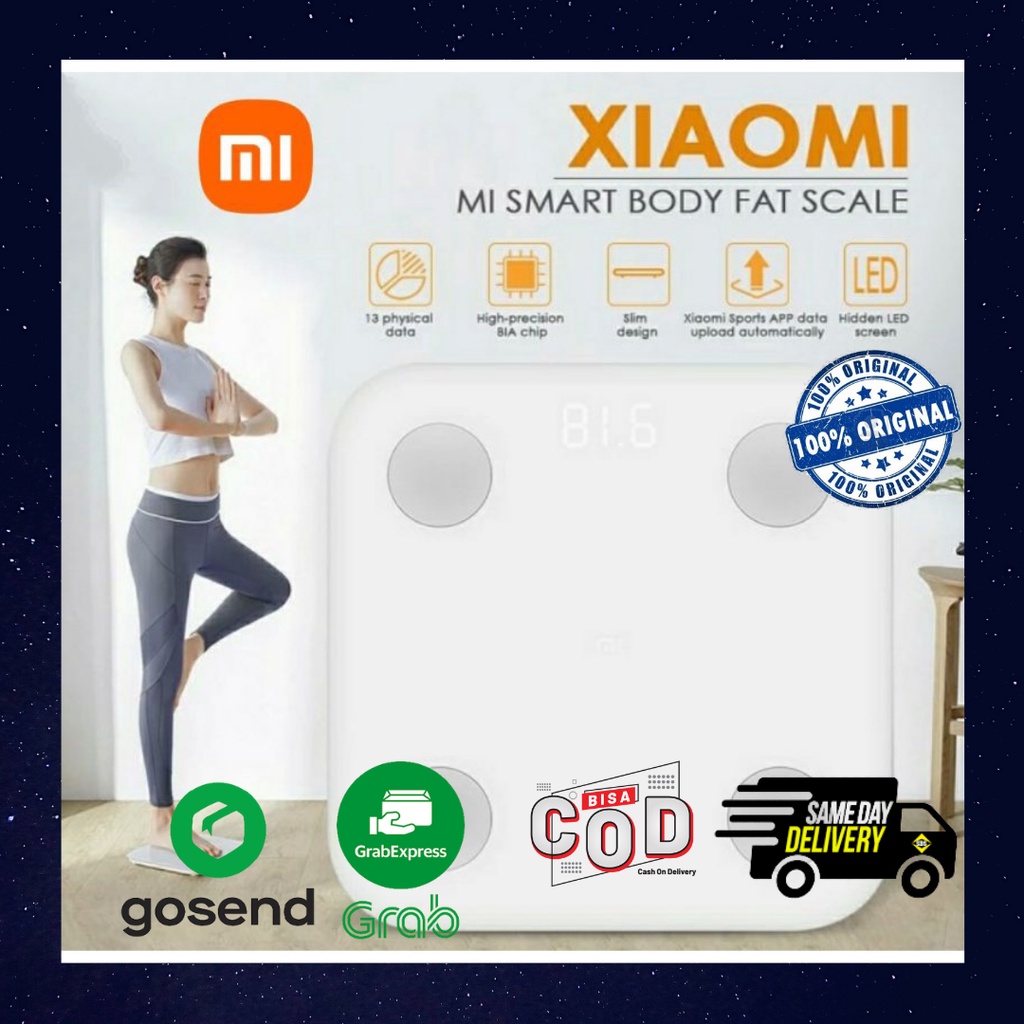Jual Xiaomi Millet Smart Scale 2 LED display Timbangan pintar Fitness