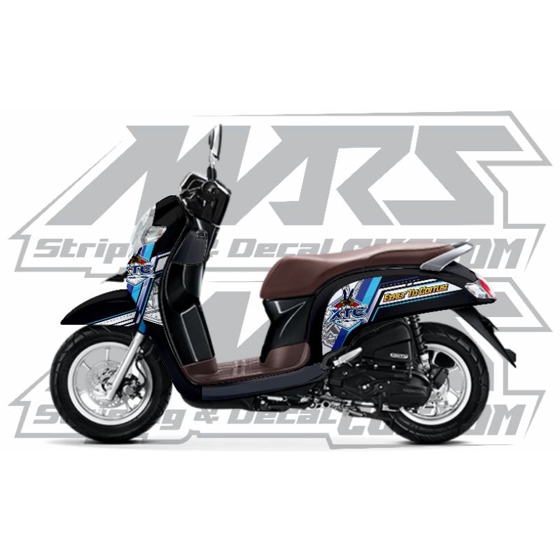 STRIPING KIT SCOOPY 2018 XTC SUDAH TERCUTTING DENGAN MESIN