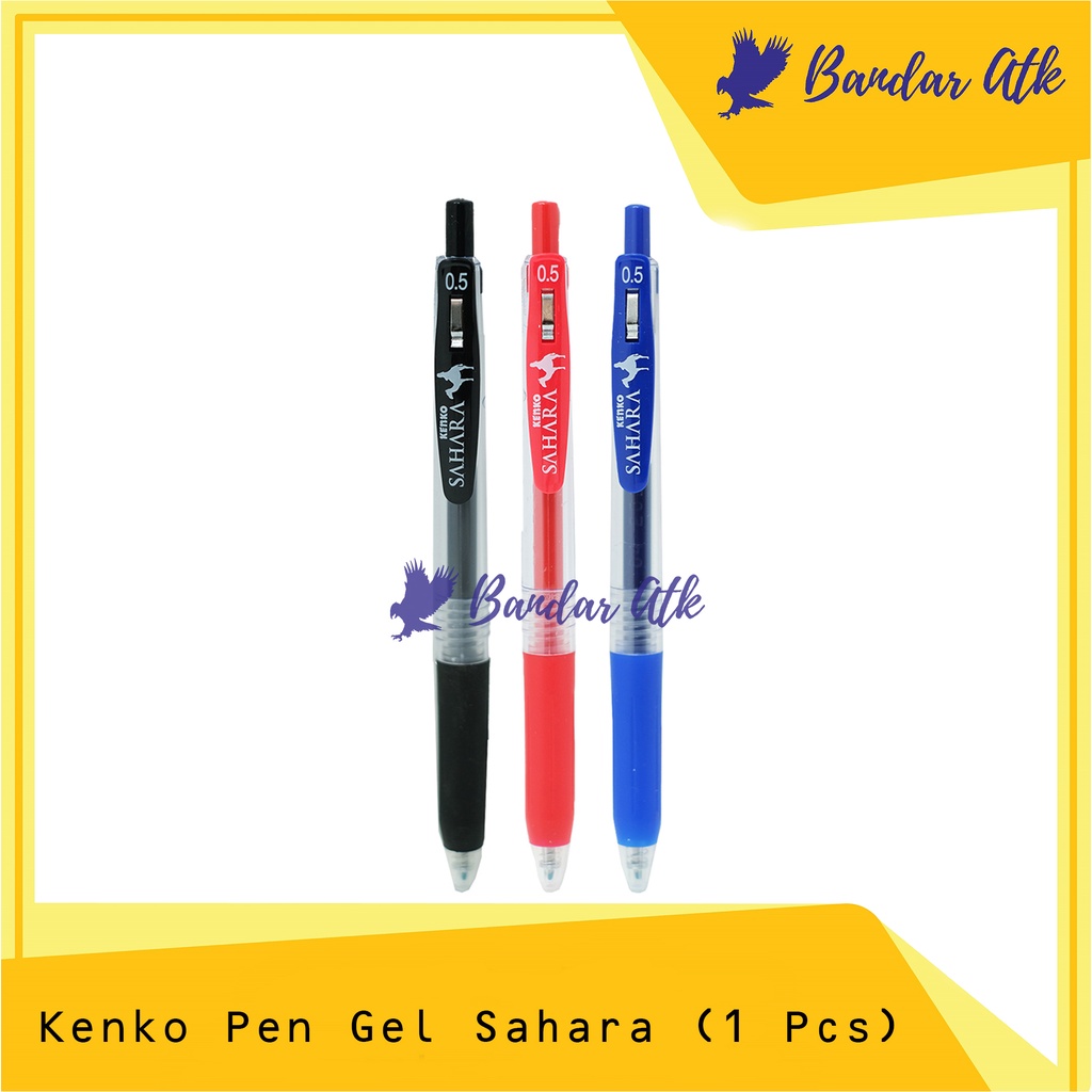 

KENKO GEL Pen Pulpen Pena Ballpoint SAHARA 0.5mm [1 PCS]