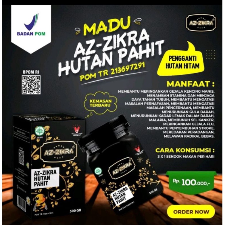 

Madu Az Zikra hutan pahit