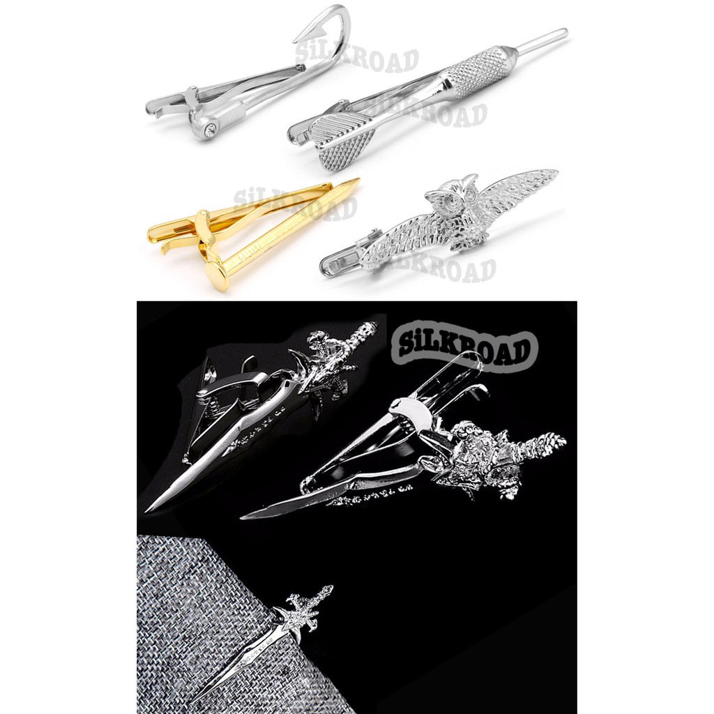 Fashion Accessories > tie clip dasi unik clutch ikat pinggang kulit kacamata mix dart nail owl bait 