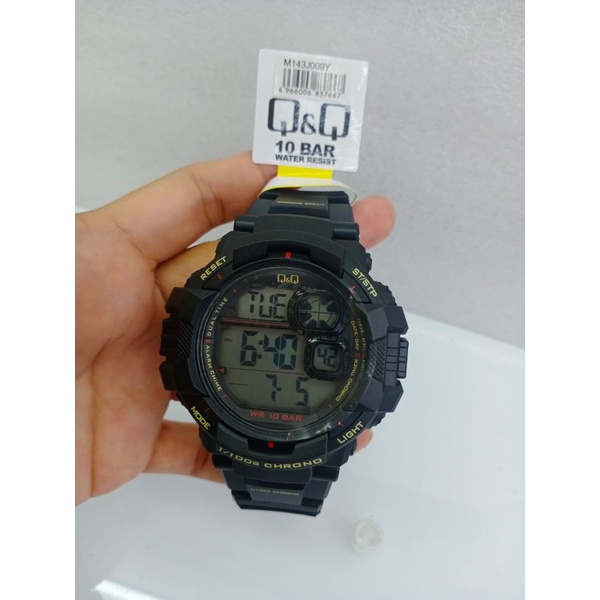 Jam tangan Q&Q M143J original qq m143j jam tangan cowok digital