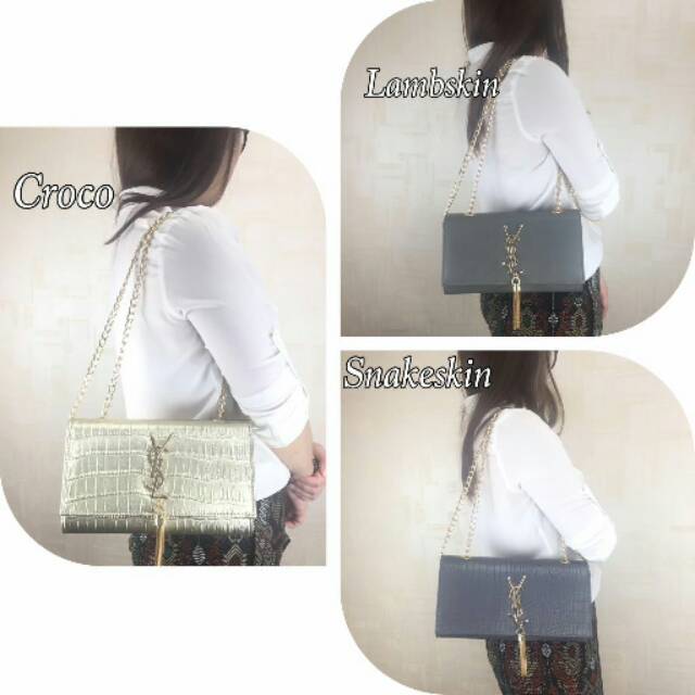 Clutch YSL Cassandre Tas Pesta Wanita Tas Import Murah Tas Batam Murah