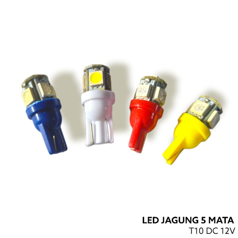 Led Sein 5 Mata / Lampu Senja Model Jagung / Bohlam Speedometer Kecil Cahaya Terang