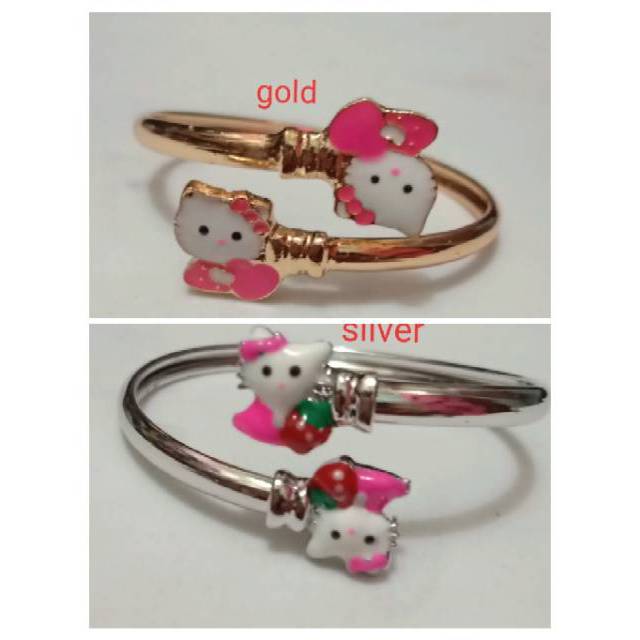 Gelang anak anak xuping lapis emas 18 k