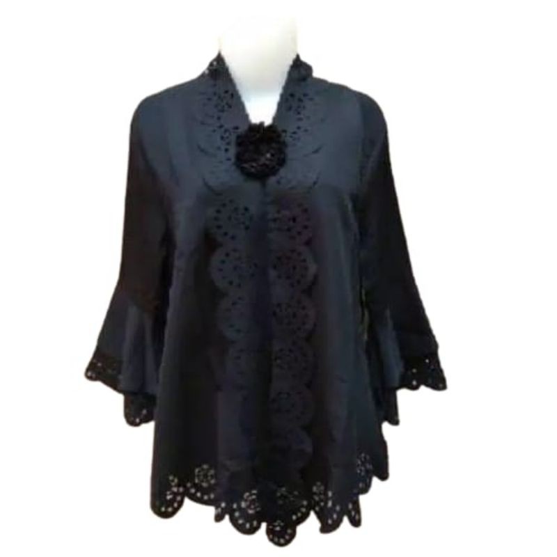 Promo Blouse Kebaya Encim Senada Modern Katun Laser Import