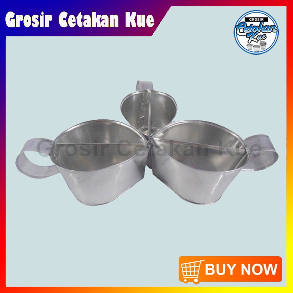 PROMO HARGA CETAKAN KUE CUCUR PELANGI / KUE CUCUR SELINGKUH / KUE KUCUR 2 WARNA