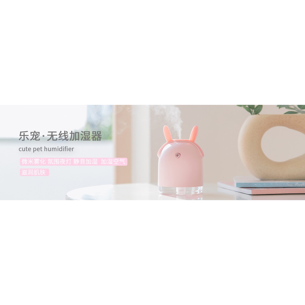 Humidifier Portable wireless Cute Ear Hp014 Diffuser Built in Battery