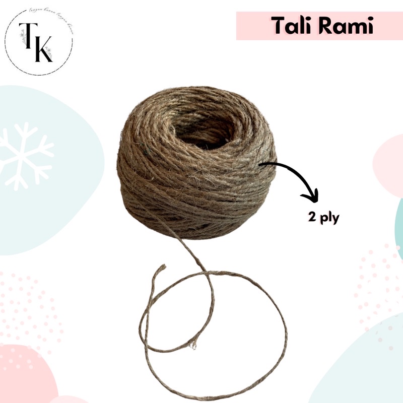 Tali Rami / Tali Goni Murah PerMeter -2 ply-2 mm-