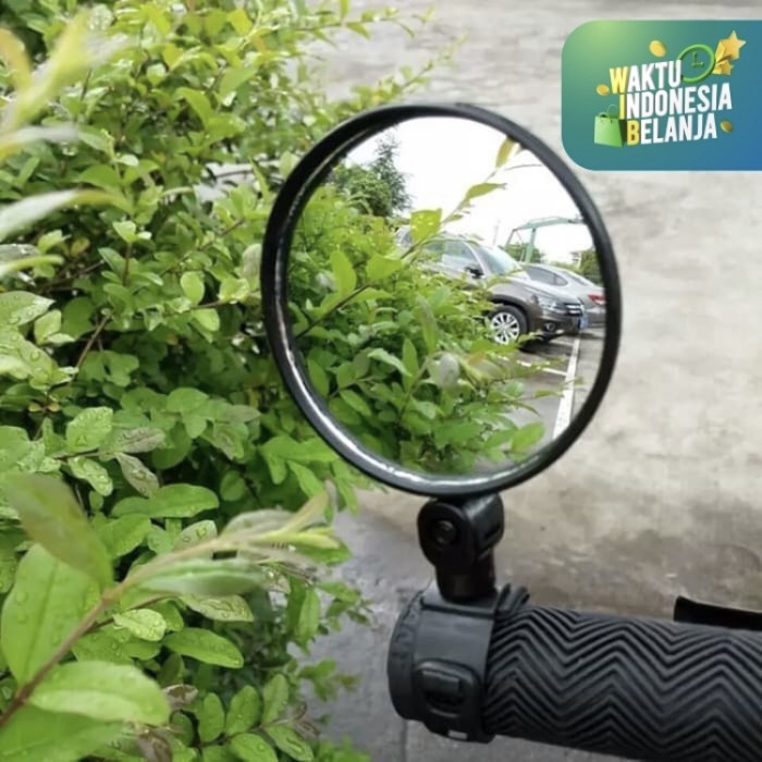 Kaca spion bulat kecil untuk stang segala sepeda