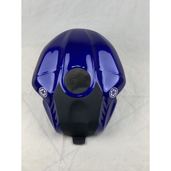 Kondom Tangki Yamaha R15 V3 VVA Cover Tutup Tangki Yamaha R15 V3 VVA Biru Hitam - Charmoto