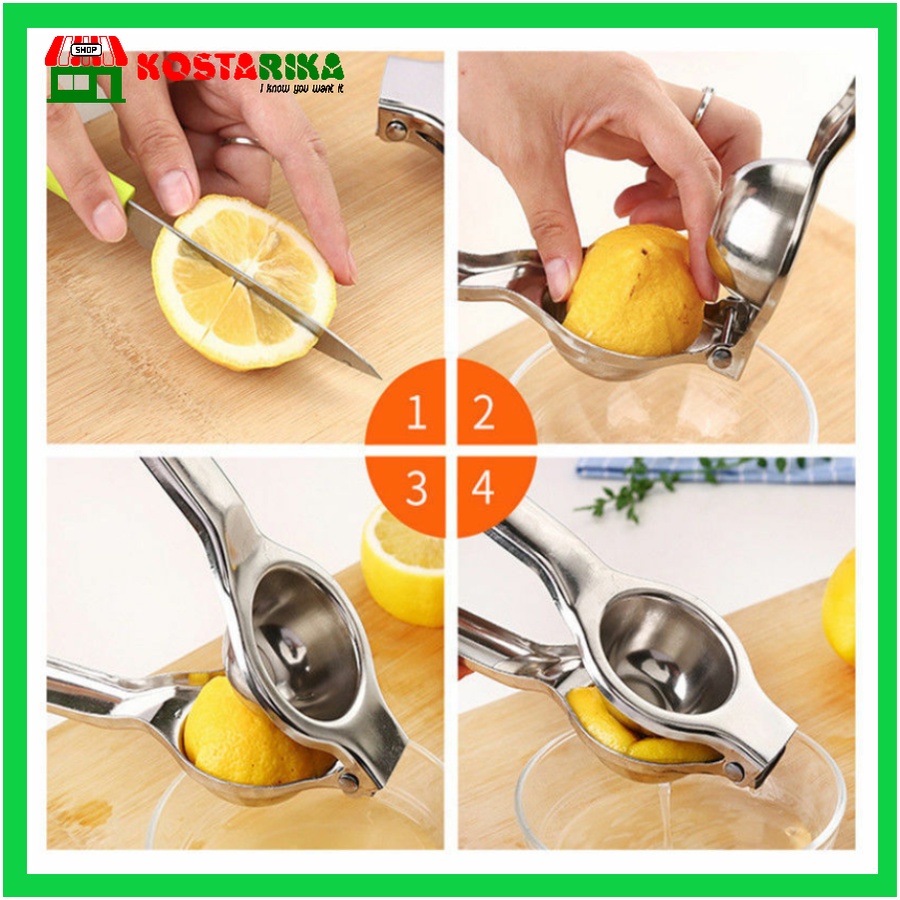 Alat Pemeras Jeruk Lemon Stainless Steel Atau Perasan Jeruk lemon Atau Pemeras Jeruk Nipis