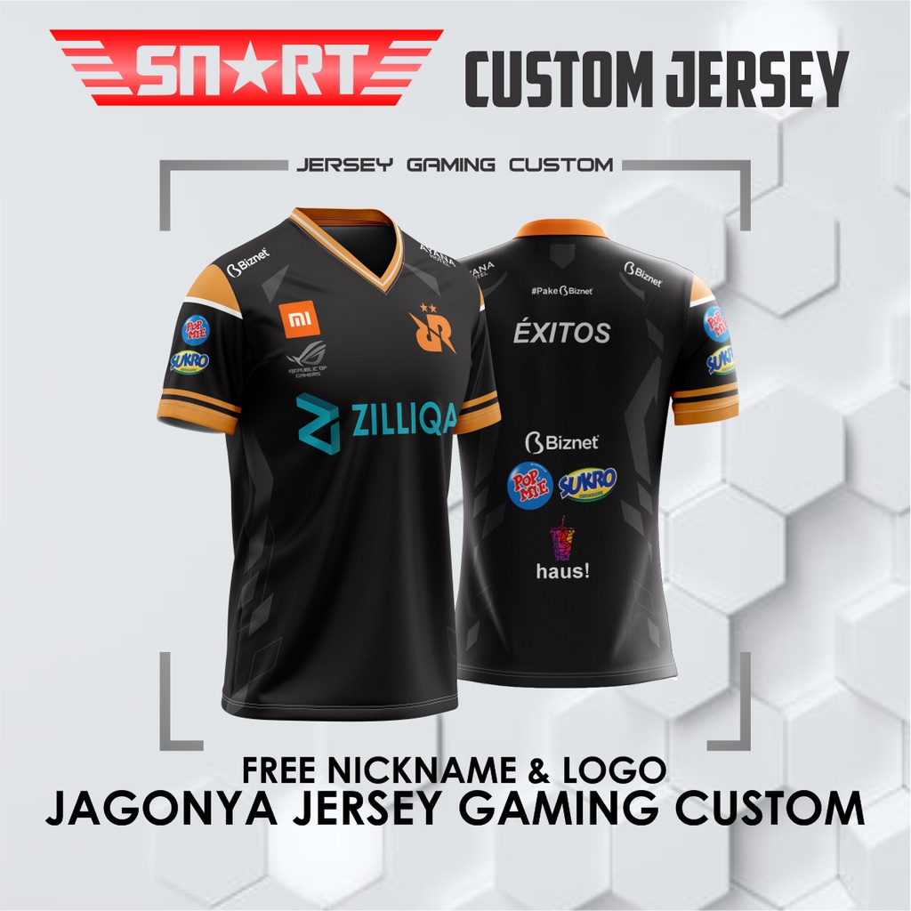 JERSEY KAOS RRQ ESPORT PREMIUM TERBARU 2022 FREE CUSTOM NICKNAME