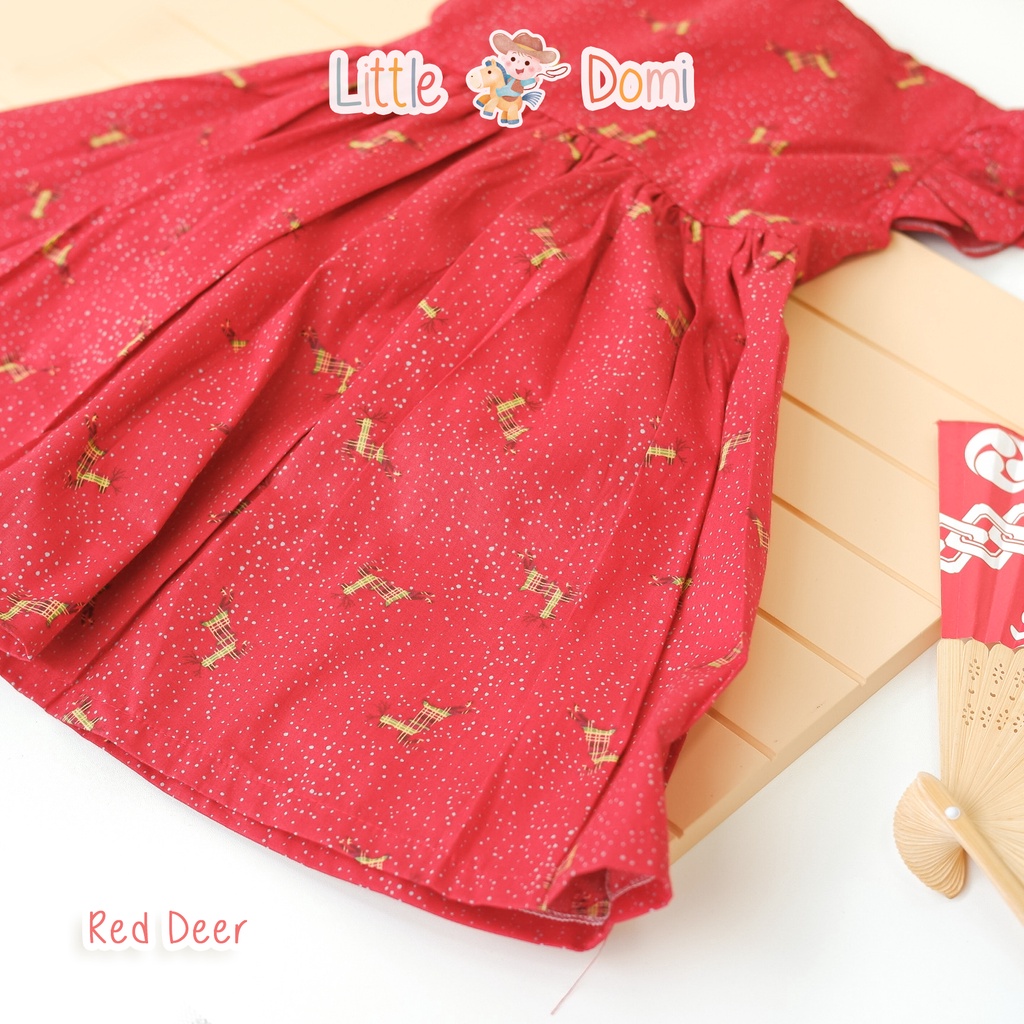 Deer Dress ( Girl ) - Terusan Anak Perempuan - Dress Anak Perempuan - Little Domi