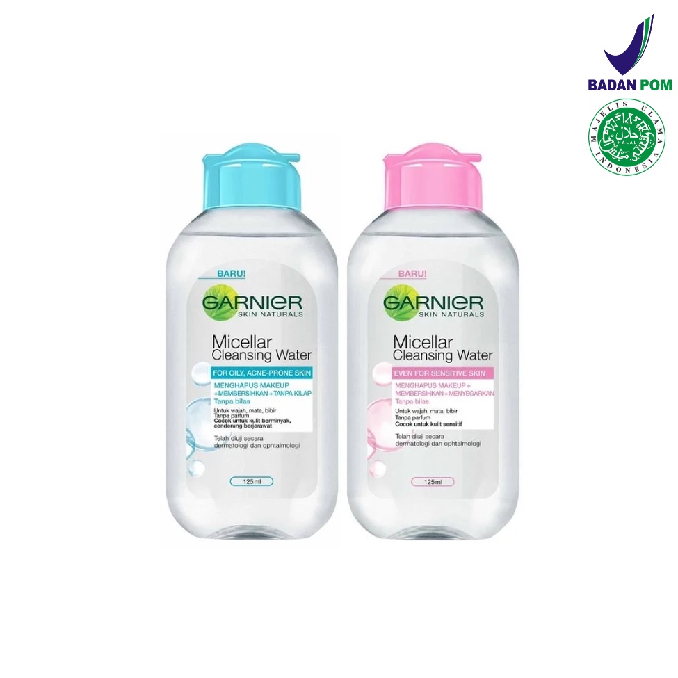 Garnier micellar cleansing water pink &amp; blue 125ml