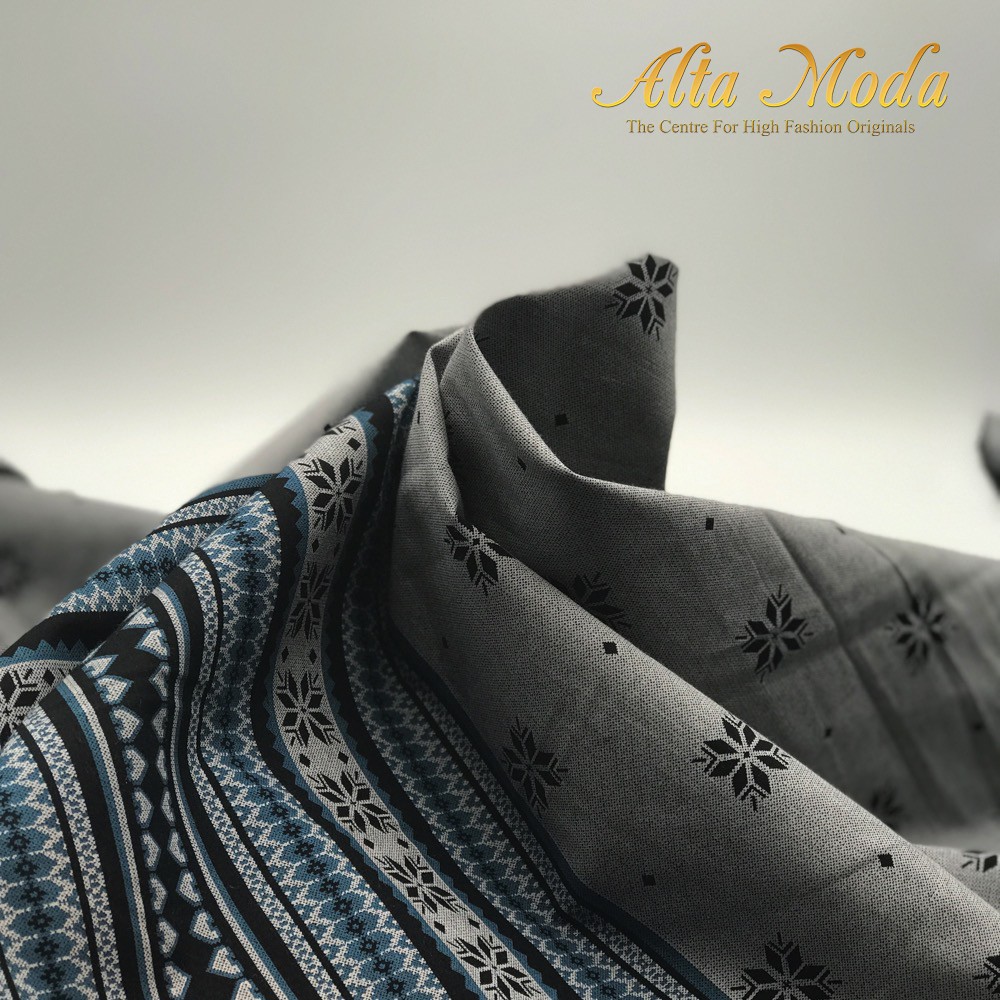 

Alta Moda Batik Katun Tenunan Motif Bintang Abu Abu - Modern (0.5M)