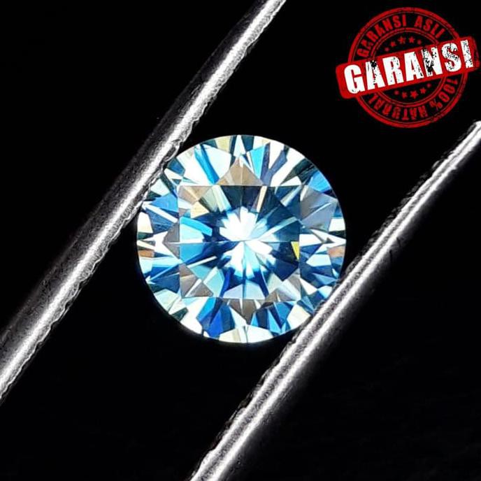 promo harga murah  Batu Blue Moissanite Diamond Terbaru
