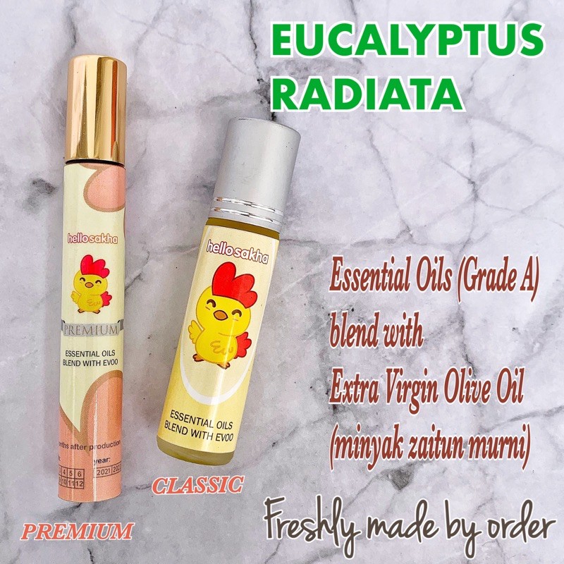 EUCALYPTUS RADIATA Essential Oil + Evoo / obat herbal alami anak dewasa