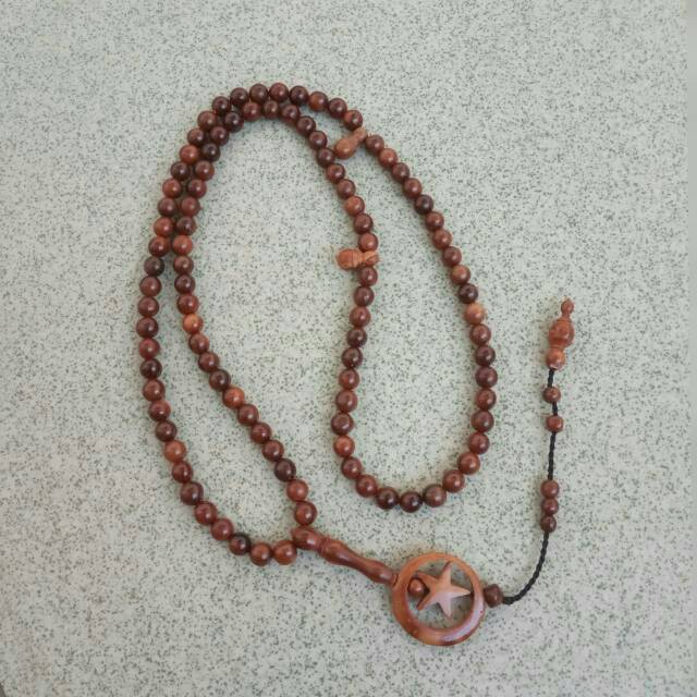 Tasbih 99 kaukah original bulan bintang 6mm