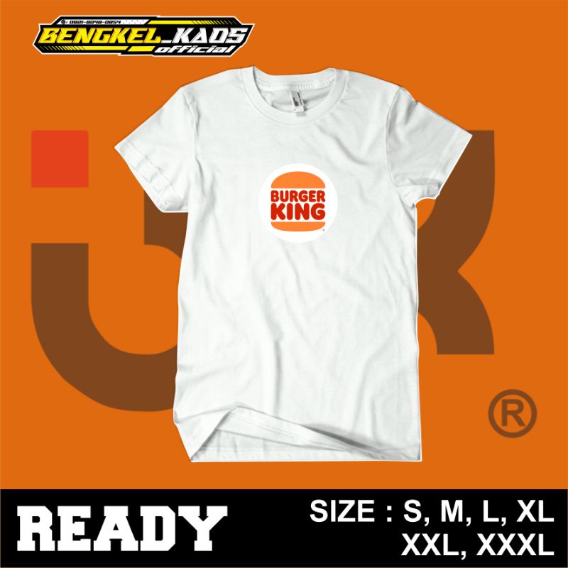 Kaos T-shirt Burger King New