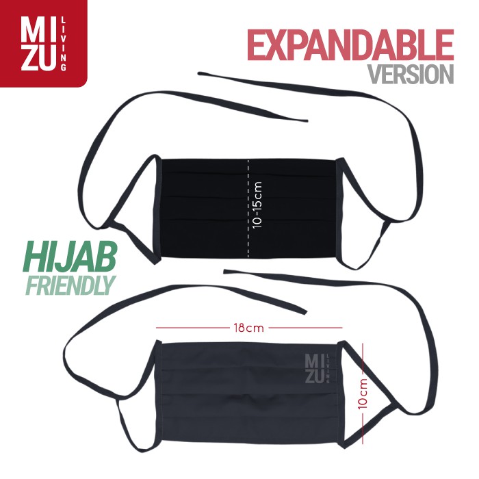 [SALE] MIZU FUTATSU Masker Kain 2 Ply Lapis NON-MEDIS Cuci Ulang Pakai REUSABLE WASHABLE Mask-4