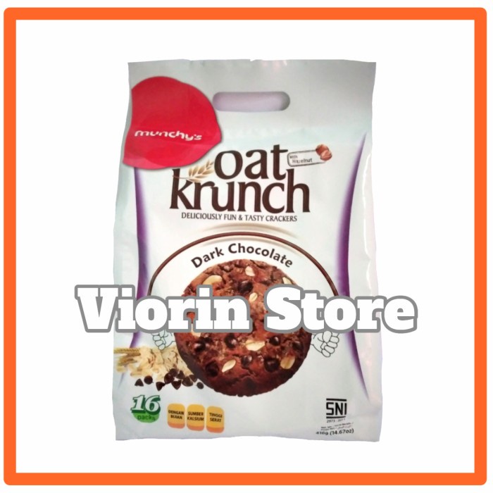 

Wafer-Biskuit- Munchys Oat Krunch Dark Coklat Halal Bpom -Biskuit-Wafer.