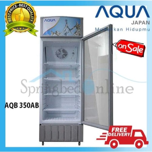 Cooler Showcase by Aqua AQB 350AB Garansi Resmi