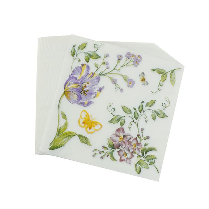 Decoupage Napkin - Tissue Decoupage 2Ply FL-Flower Vines