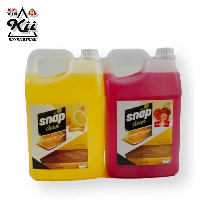 Snap Clean Hand Soap - Cairan Sabun Cuci Tangan 4 Liter