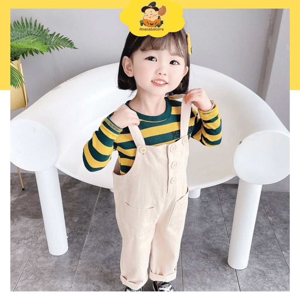 ANANAKSTORE- STELAN KODOK LENGAN PANJANG STRIP KUNING  &amp; TOSCA/BAJU BABY UNISEX BABY USIA 0-5 TAHUN IMPOR