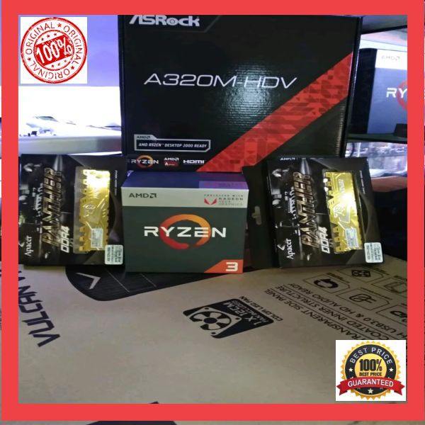 Termurah PC RAKITAN RYZEN 3 2200G HDD 500 GB