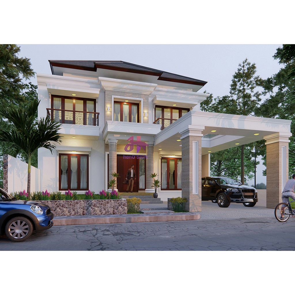 JASA DESAIN RUMAH | DESAIN RUMAH CLASSIC MODERN