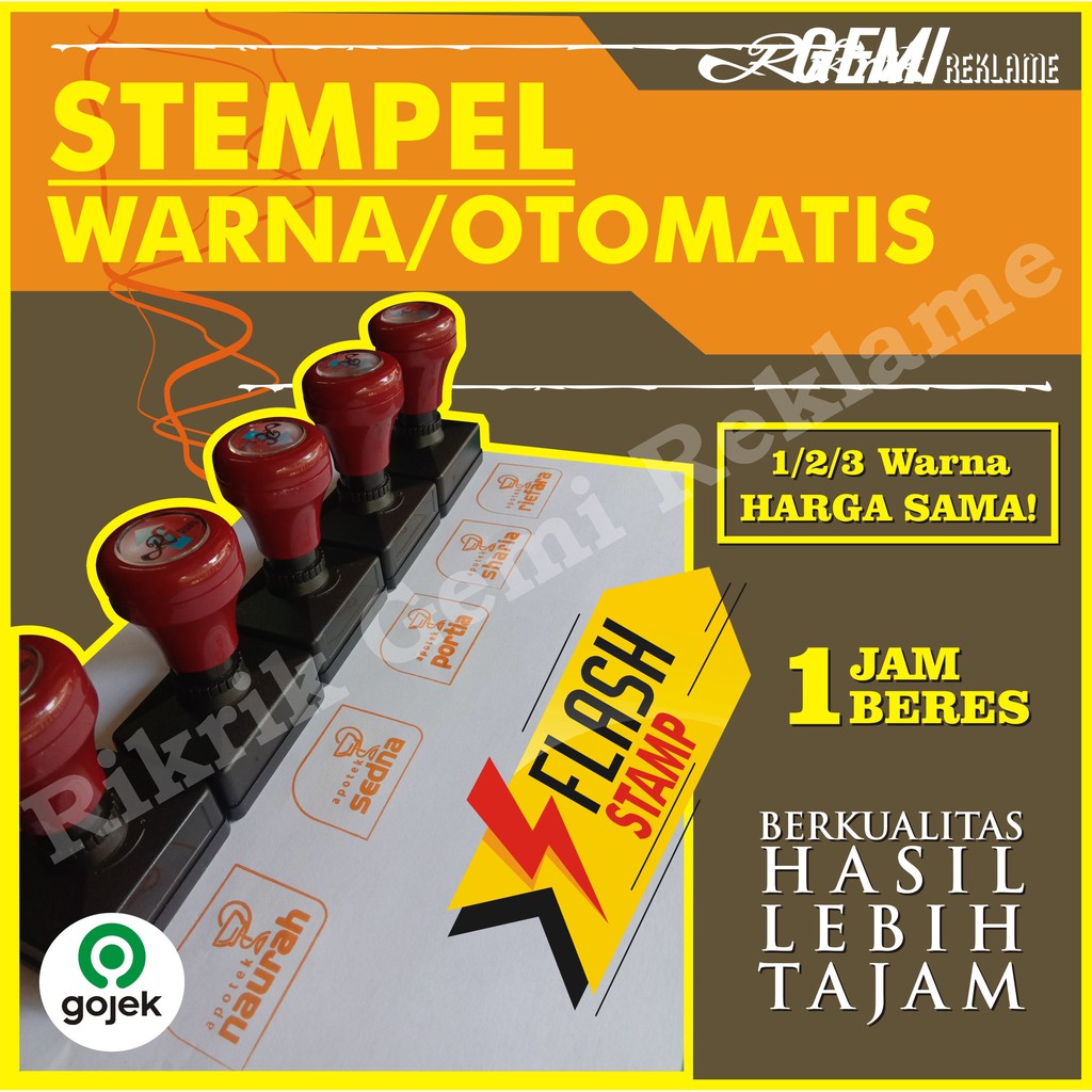 

RikrikGemi - Stempel Custom, Stempel Logo, Stempel Lunas, Stempel Nama, Stempel Tanda Tangan, Stempel Otomatis