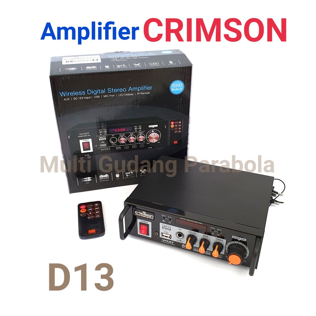 Amplifier Mini Power Crimson D 13 AC DC Murah Meriah